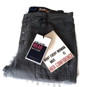 ANGEL KISS DENIM COLLECTION ANKLE SKINNY JEANS
